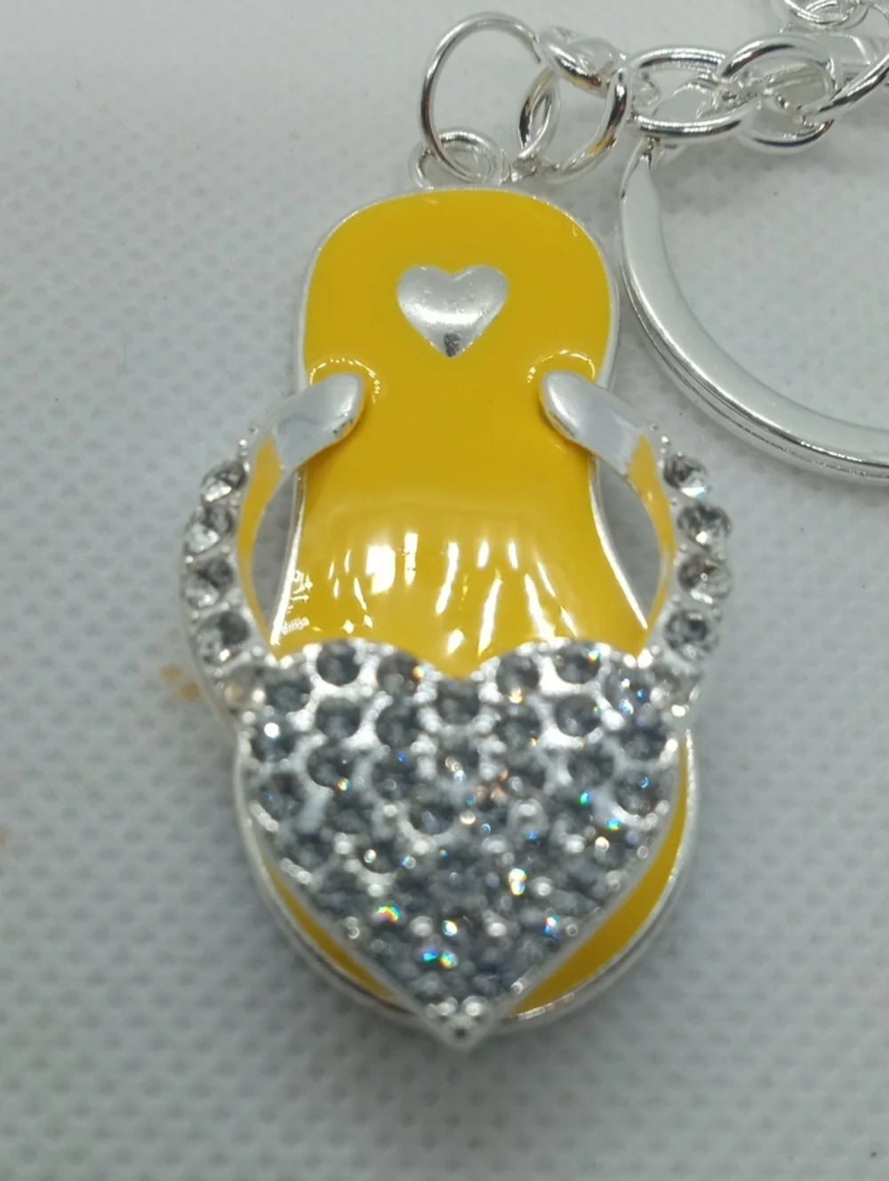 BEJEWELED FLIP-FLOP BAG/KEY CHAIN - Picture 3 of 10